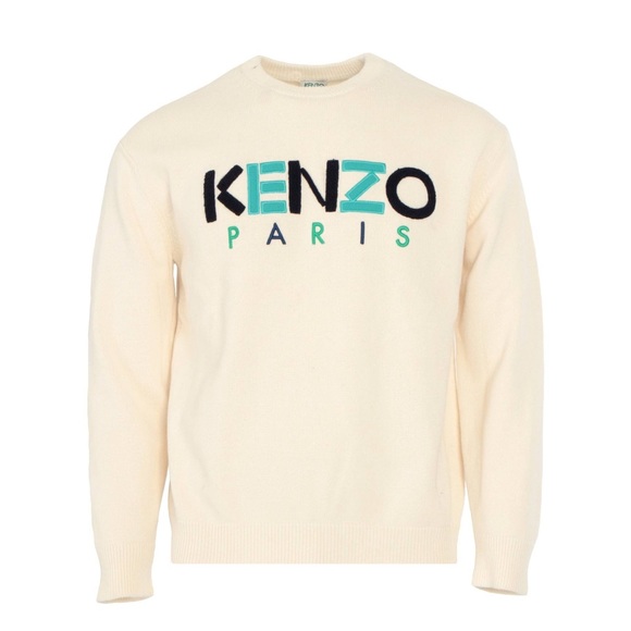 NWT🐯KENZO🐯 Paris Embroidered Logo Crewneck Sweater